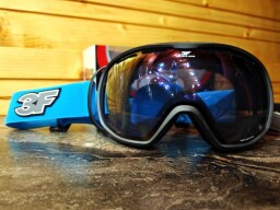 JUNIORSKÉ LYŽIARSKE OKULIARE 3F VISON PURE 2 BLACK-NEON BLUE